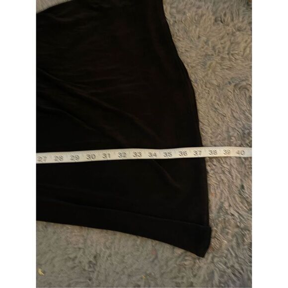 Tadashi wrap front‎ ruched side mini dress with long sleeves size 4 - Picture 7 of 9